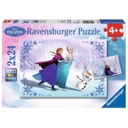 Ravensburger Kinderpuzzle   09115 Schwestern für immer   Puzzle für Kinder ab 4 Jahren, Disney Froze