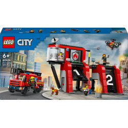 LEGO® City 60414 Feuerwehrstation mit Drehleiterfahrzeug