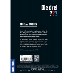 Kosmos Die drei ??? Erbe des Drachen Buch zum Film