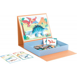 Spielmaus Holz Magnet Puzzle Box ''Dinosaurier'',  61 Teile