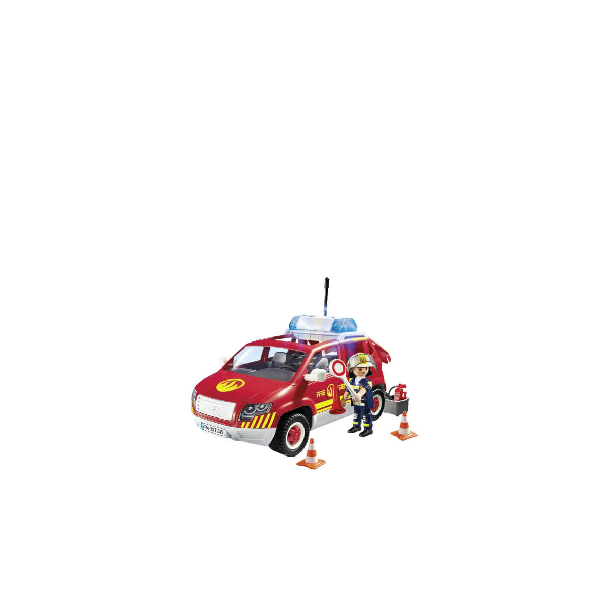 PLAYMOBIL 71375 Brandmeisterfahrzeug mit Licht und Sound