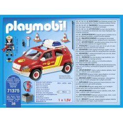 PLAYMOBIL 71375 Brandmeisterfahrzeug mit Licht und Sound