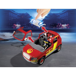 PLAYMOBIL 71375 Brandmeisterfahrzeug mit Licht und Sound