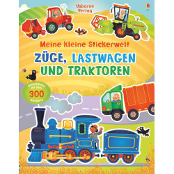 Meine kleine Stickerwelt: Züge, Lastwagen und Traktoren