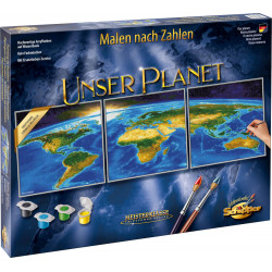 Malen nach Zahlen: Unser Planet (Tript.)