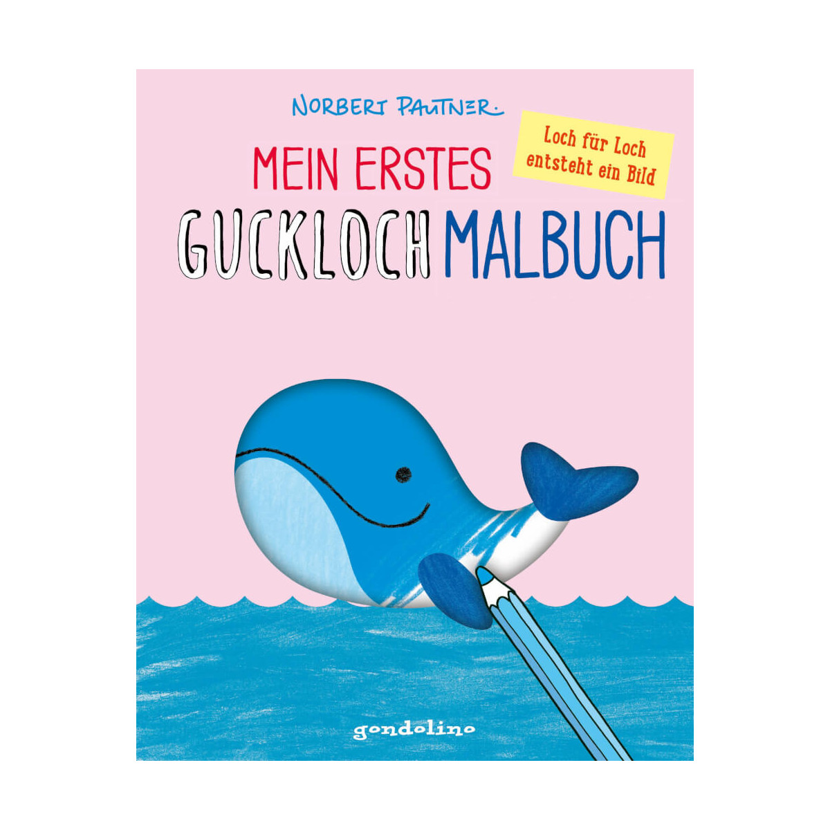 Mein erstes Guckloch Malbuch für Kinder ab 2 Jahre (Wal)