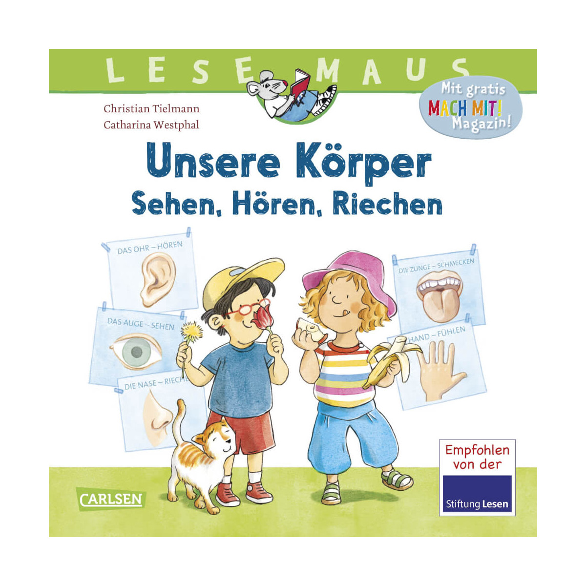 LESEMAUS 168: Unsere Körper – Sehen, Hören, Riechen