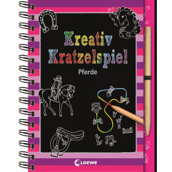 Loewe Kreativ Kratzelspiel Pferde