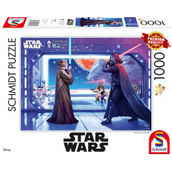 Schmidt Spiele 59953 Puzzle Thomas Kinkade Lucas Film Star Wars Obi Wan's Final Battle 1.000 Teile