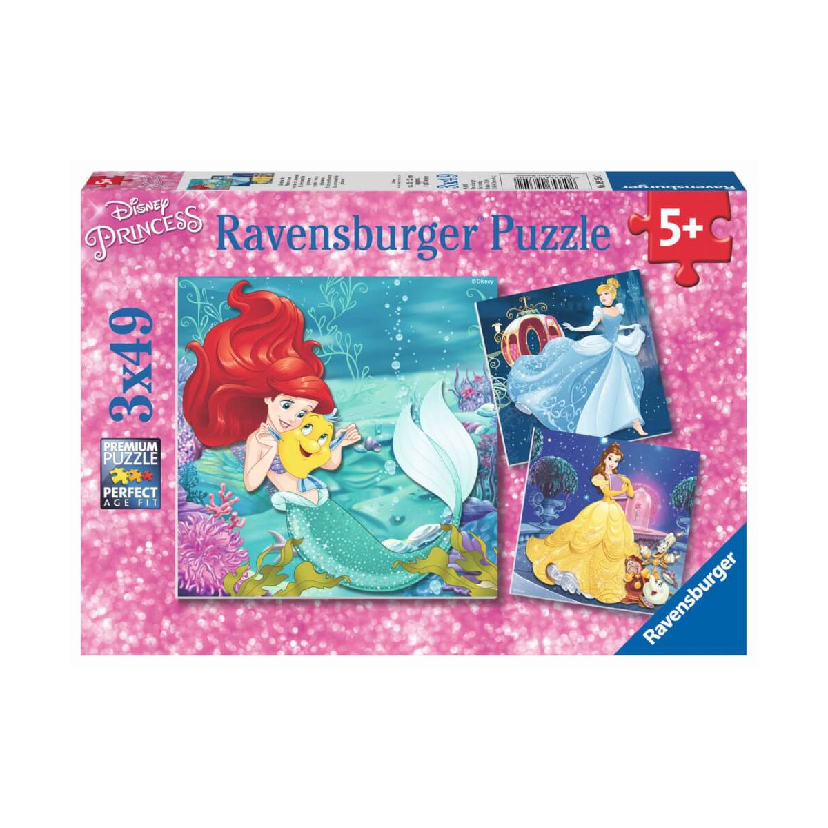 Ravensburger Kinderpuzzle   09350 Abenteuer der Prinzessinnen   Puzzle für Kinder ab 5 Jahren, Disne