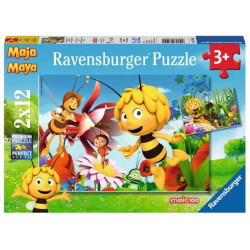 Ravensburger Kinderpuzzle   07594 Biene Maja auf der Blumenwiese   Puzzle für Kinder ab 3 Jahren, Bi