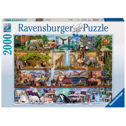 Ravensburger Puzzle 16652   Großartige Tierwelt   2000 Teile Puzzle für Erwachsene und Kinder ab 14