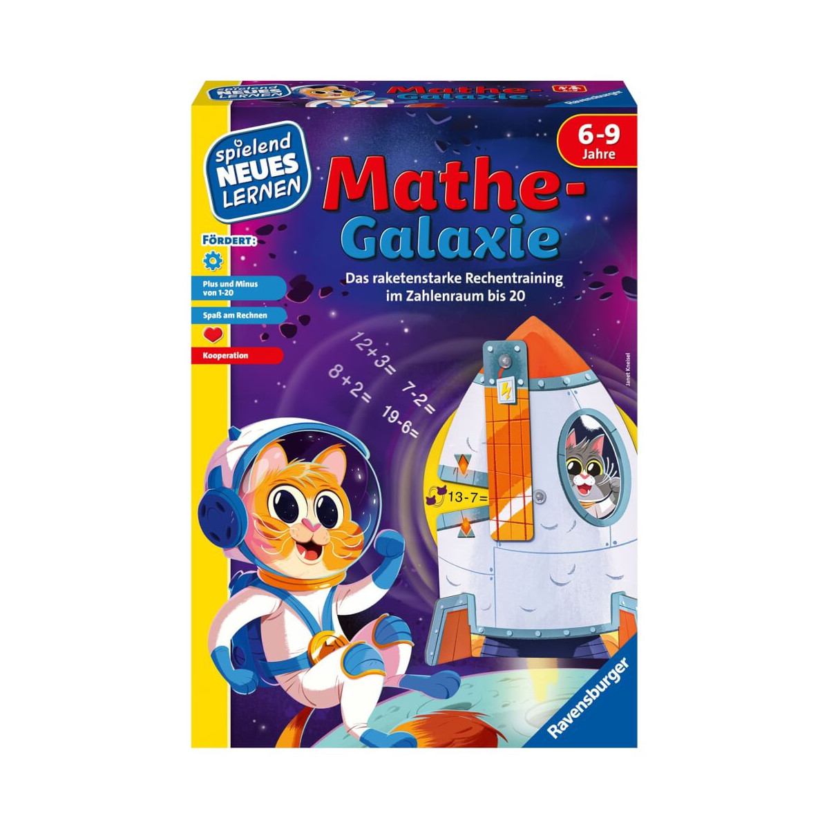 Ravensburger 24970   Mathe Galaxie   Lernspiel für Kinder, Rechenspiel für Kinder von 6 9 Jahren, fü