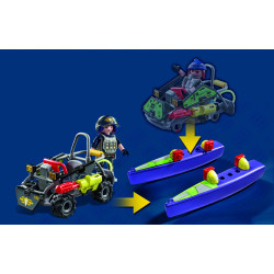 PLAYMOBIL 71147 SWAT Multi Terrain Quad