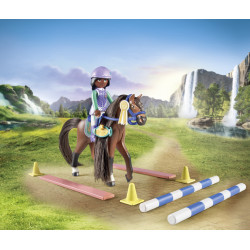 PLAYMOBIL 71355 Zoe & Blaze mit Turnierparcours