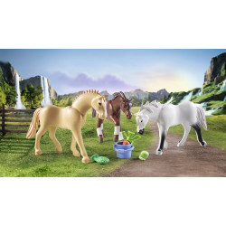 PLAYMOBIL 71356 3 Pferde: Morgan, Quarter Horse & Shagya Araber