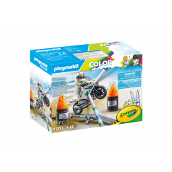 PLAYMOBIL 71377 PLAYMOBIL Color: Motocross Motorrad