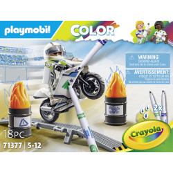 PLAYMOBIL 71377 PLAYMOBIL Color: Motocross Motorrad