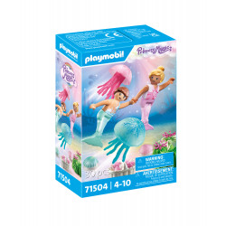 PLAYMOBIL 71504 Meerjungfrauen Kinder mit Quallen