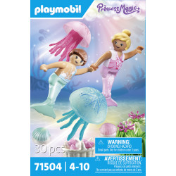 PLAYMOBIL 71504 Meerjungfrauen Kinder mit Quallen