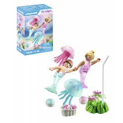 PLAYMOBIL 71504 Meerjungfrauen Kinder mit Quallen