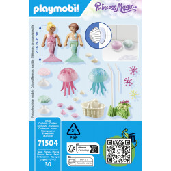 PLAYMOBIL 71504 Meerjungfrauen Kinder mit Quallen