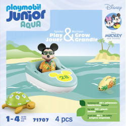 PLAYMOBIL 71417 1.2.3 & Disney: Mickys Bootstour
