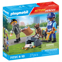 PLAYMOBIL 71731 Spurensuche mit Hund
