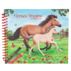 Depesche 8087 Horses Dreams Pocket Malbuch