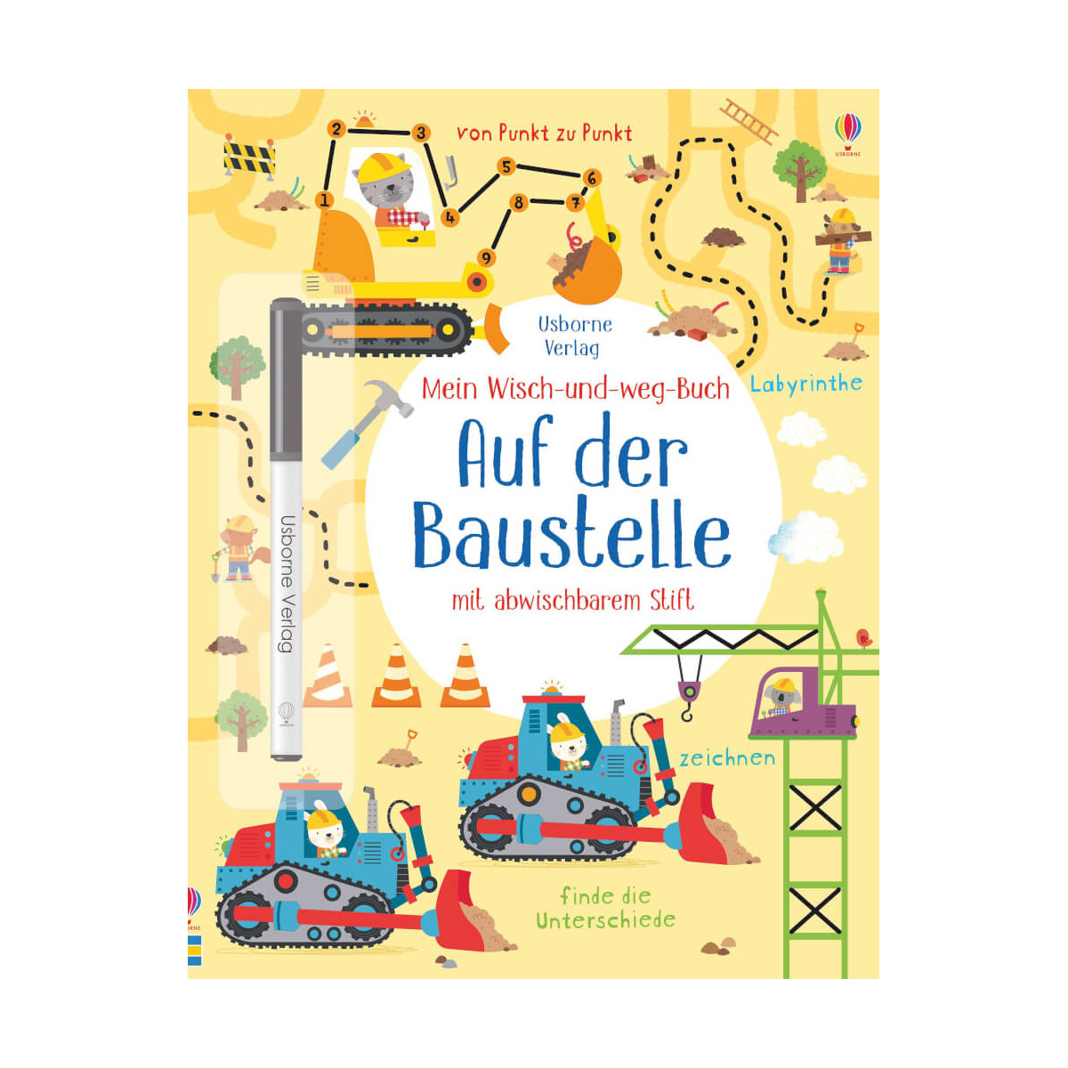Mein Wisch und weg Buch: Auf der Baustelle