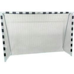 New Sports Fußballtor schwarz weiß 300x200x90 cm