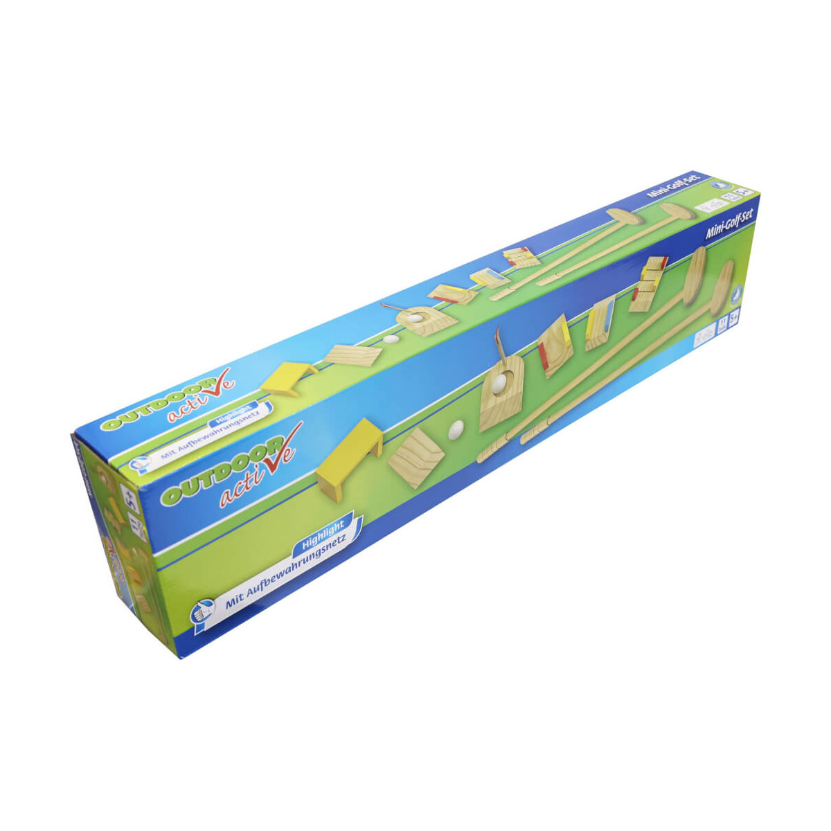 Outdoor active Minigolf Set 11 teilig
