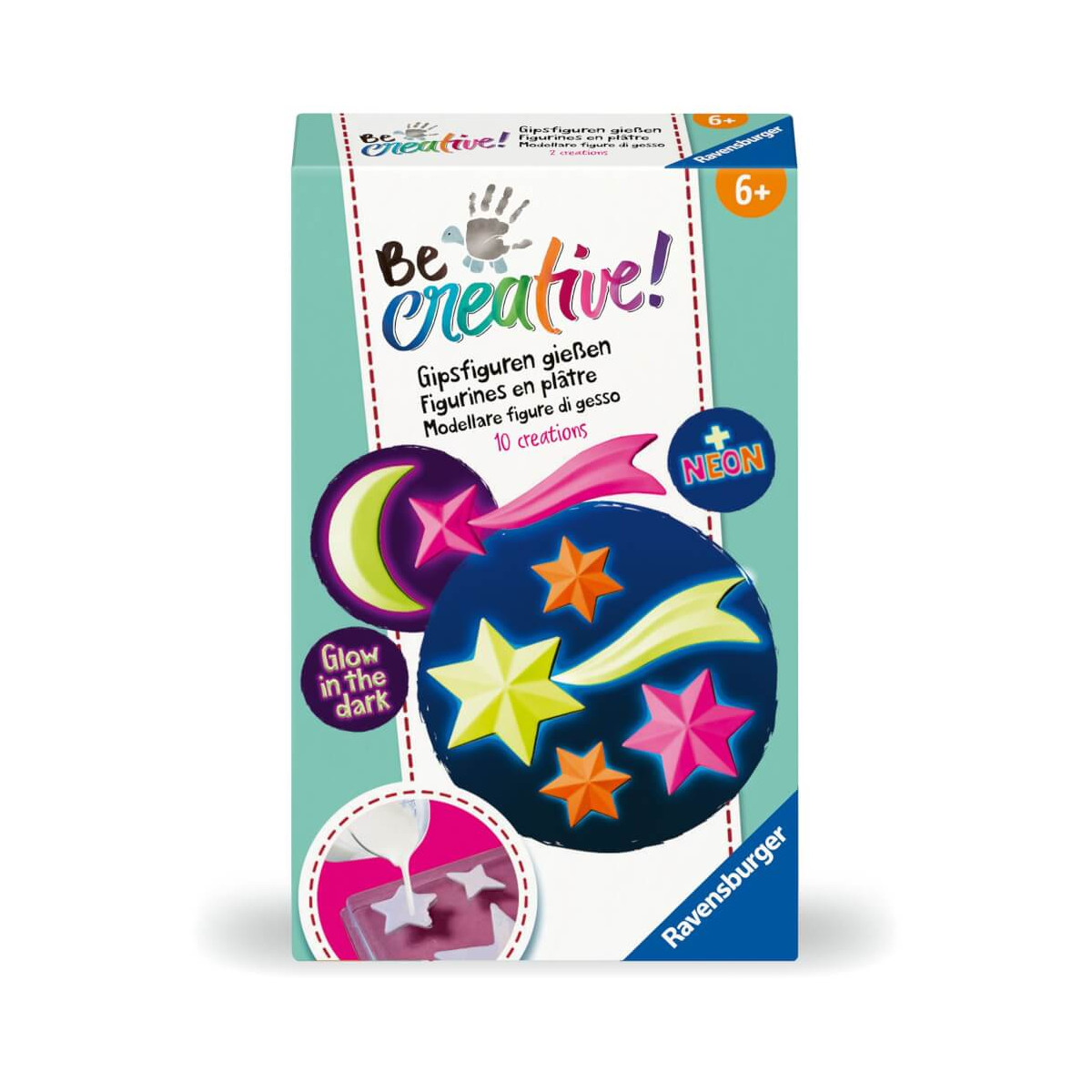 Ravensburger BeCreative 25538 Leuchtsterne, DIY für Kinder ab 6 Jahren
