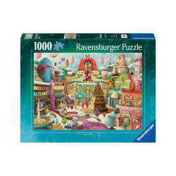 Ravensburger Puzzle 12001195   Sweet Street   1000 Teile Puzzle für Erwachsene und Kinder ab 14 Jahr
