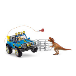 schleich® Dinosaurs 41464 Geländewagen mit Dino Außenposten