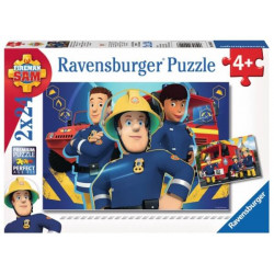 Ravenburger 9042 Puzzle Sam hilft dir in der Not 2 X 24 Teile