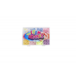 Soft Looms Bands in der Box, 180 Teile   15 Clips