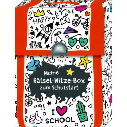 Kartenbox: Meine Rätsel Witze Box zum Schulstart