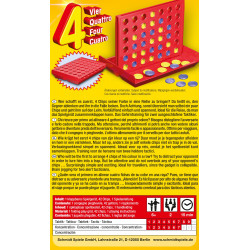 Schmidt Spiele Vier Mitbringspiel in der Metalldose