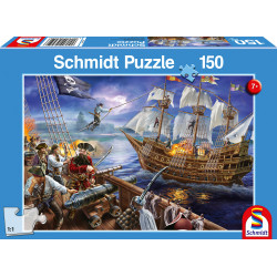 Schmidt Spiele Puzzle Abenteuer mit den Piraten, 150 Teile