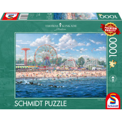 Schmidt Spiele 57365 Coney Island, Thomas Kinkade Collection Puzzle 1.000 Teile