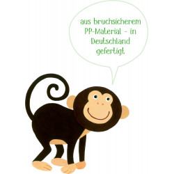Teller Affe   Freche Rasselbande