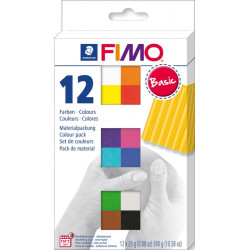 Modelliermasse FIMO® soft Materialpackung Basic ColoursSet Model clay FIMO® soft MP BaC