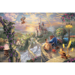 Schmidt Spiele Puzzle Thomas Kinkade Disney Die Schöne und das Biest 1000 Teile