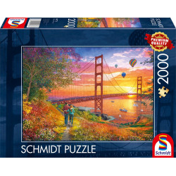 Spaziergang zur Golden Gate Bridge, Puzzle 2.000 Teile