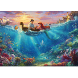 Schmidt Spiele 59927 Puzzle Thomas Kinkade Disney, Arielle 500 Teile