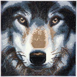 Crystal Art Wolf 30x30 cm