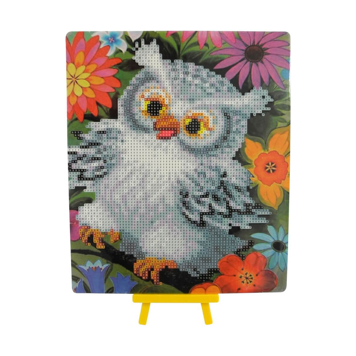 Diamond Painting Eule mit Aufsteller