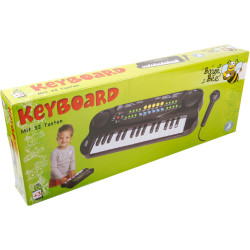 Boogie Bee Elektronisches Keyboard mit Mikrofon, Länge 43 cm