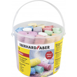 Eberhard Faber Straßenmalkreide Glitzer 20er Eimer